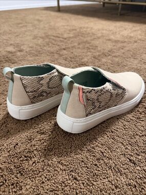 Payton Hey Dudes Slip-On in Beige with Snake Print